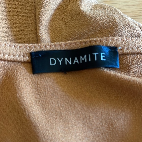 Dynamite Brown Bodysuit - Picture 4 of 4